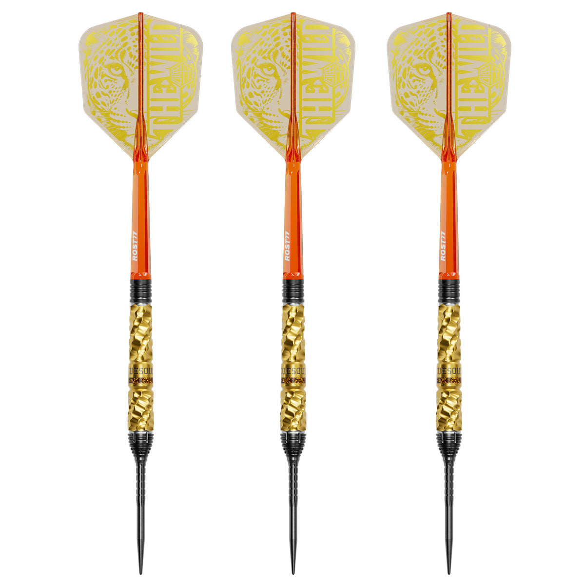 Cuesoul "The Wild" 95% Tungsten Leopard Steeltip
