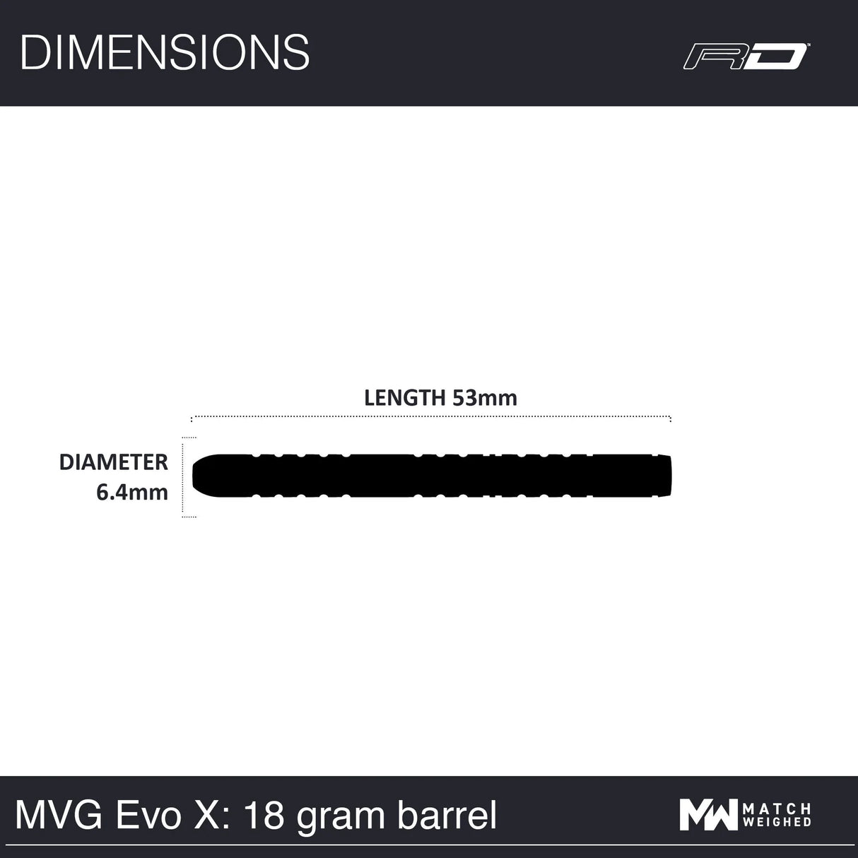 Winmau MVG Evo X Darts 90% 20g Soft Tip