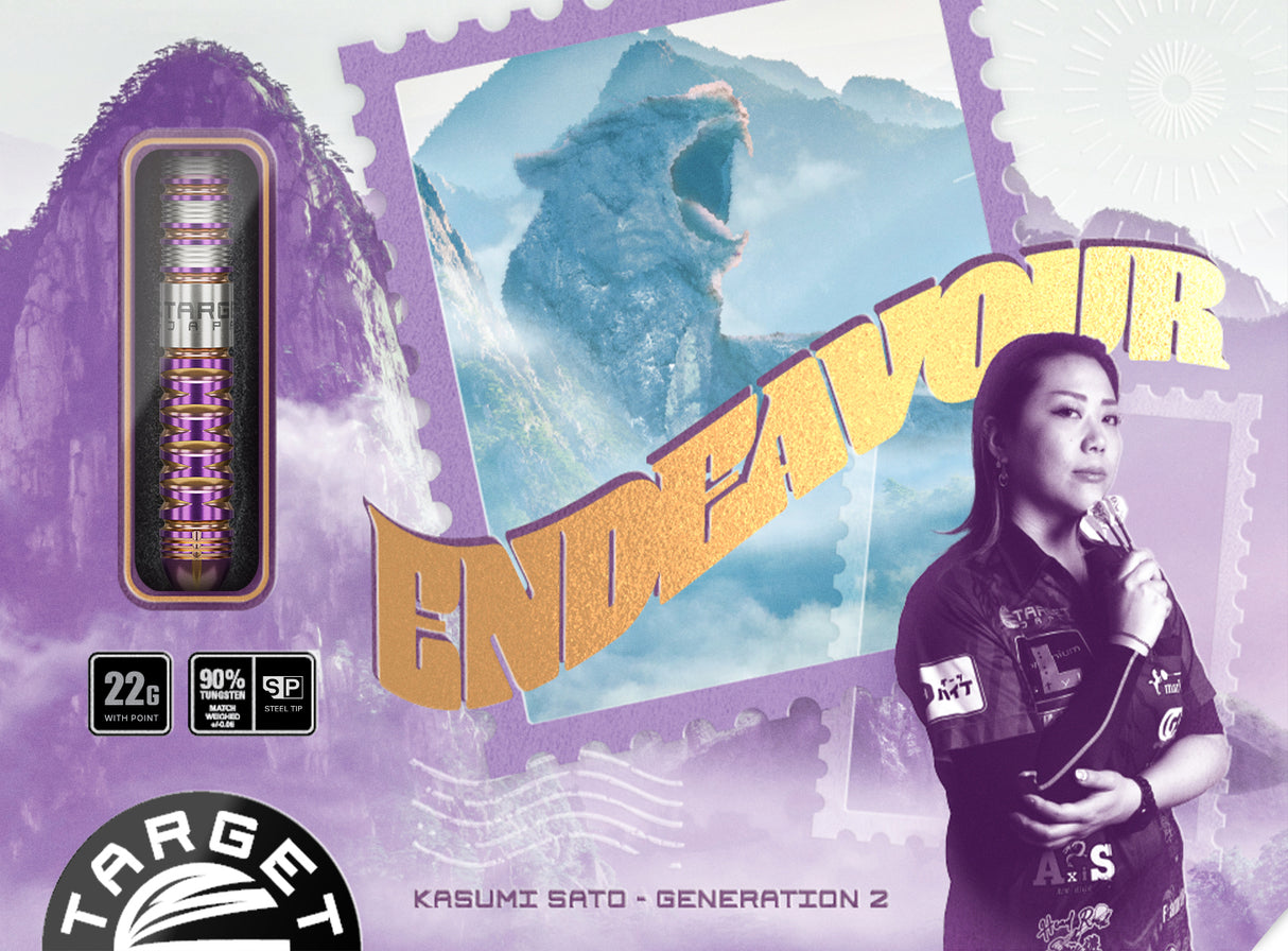 Target Japan Kasumi Sato Endeavour Gen2 90% SP Steel Tip 2025