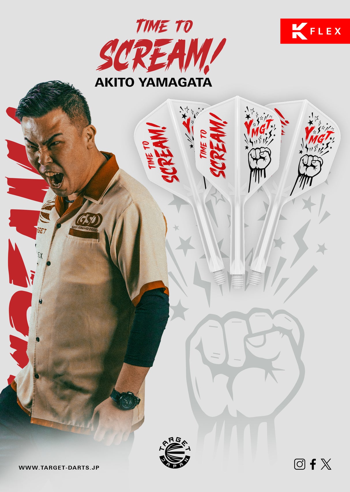 Target Japan K-Flex SCREAM Akito Yamagata No.6 Shape