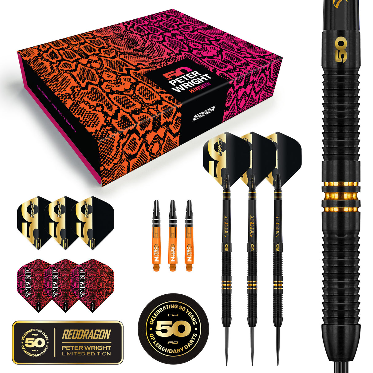 Red Dragon - 50 Years Player Edition Peter Wright - Steeldart