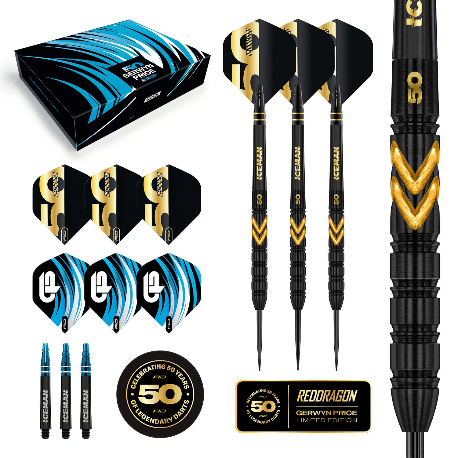 Red Dragon - 50 Years Player Edition Gerwyn Price Steeldart 23g