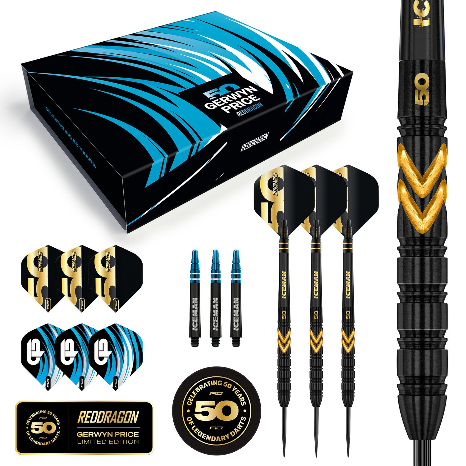 Red Dragon - 50 Years Player Edition Gerwyn Price Steeldart 23g