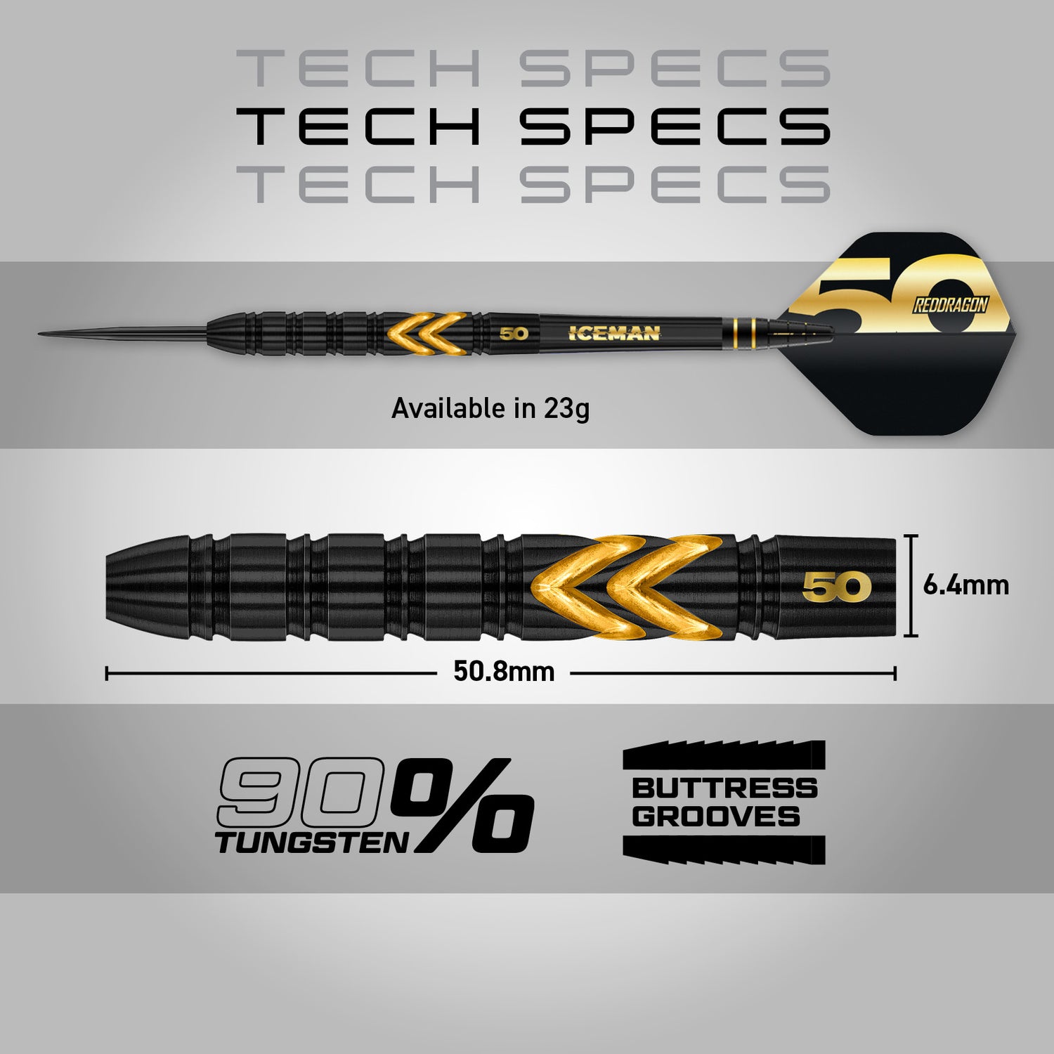 Red Dragon - 50 Years Player Edition Gerwyn Price Steeldart 23g