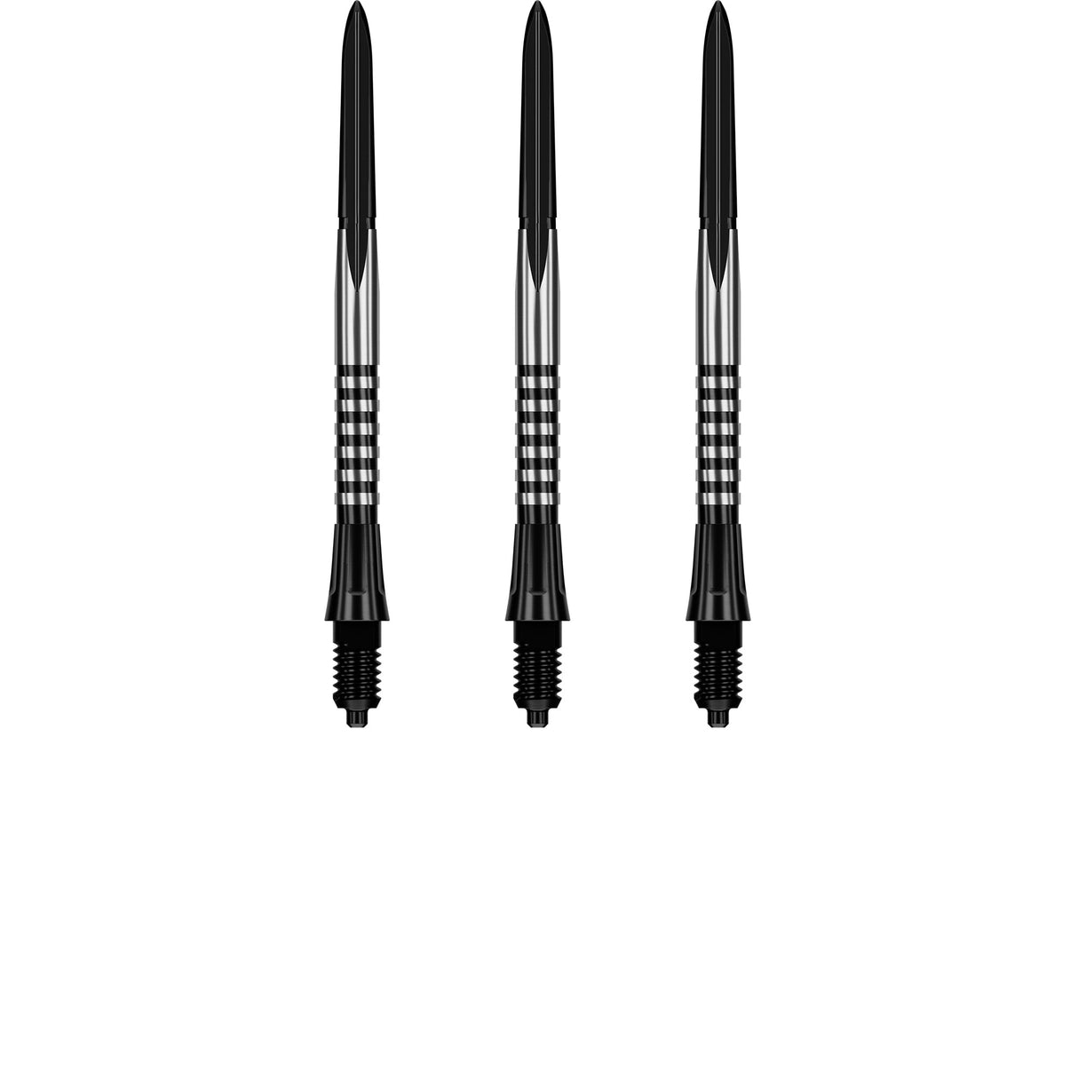 Caliburn EZ-EVO Dartspitzen - Dual Quad Flute - Schwarz