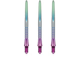 Caliburn EZ-EVO Dartspitzen - Dual Quad Flute - Rainbow