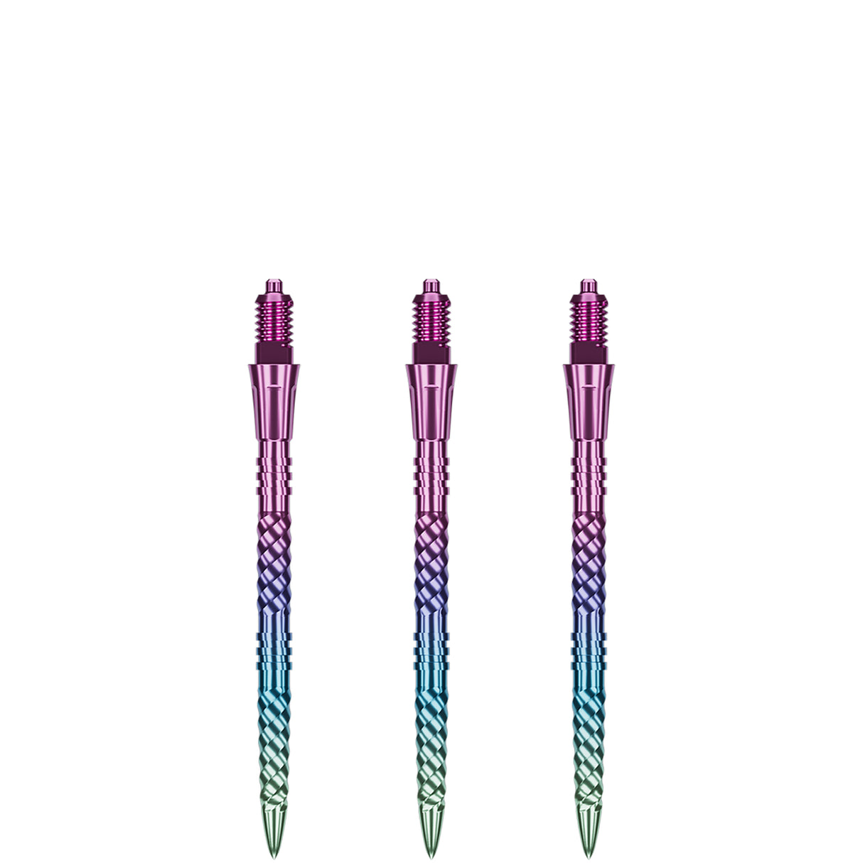 Caliburn EZ-EVO Dartspitzen - Helix Groove - Rainbow