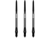 Caliburn EZ-EVO Dartspitzen - Dual Quad Flute - Schwarz