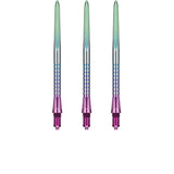 Caliburn EZ-EVO Dartspitzen - Dual Quad Flute - Rainbow