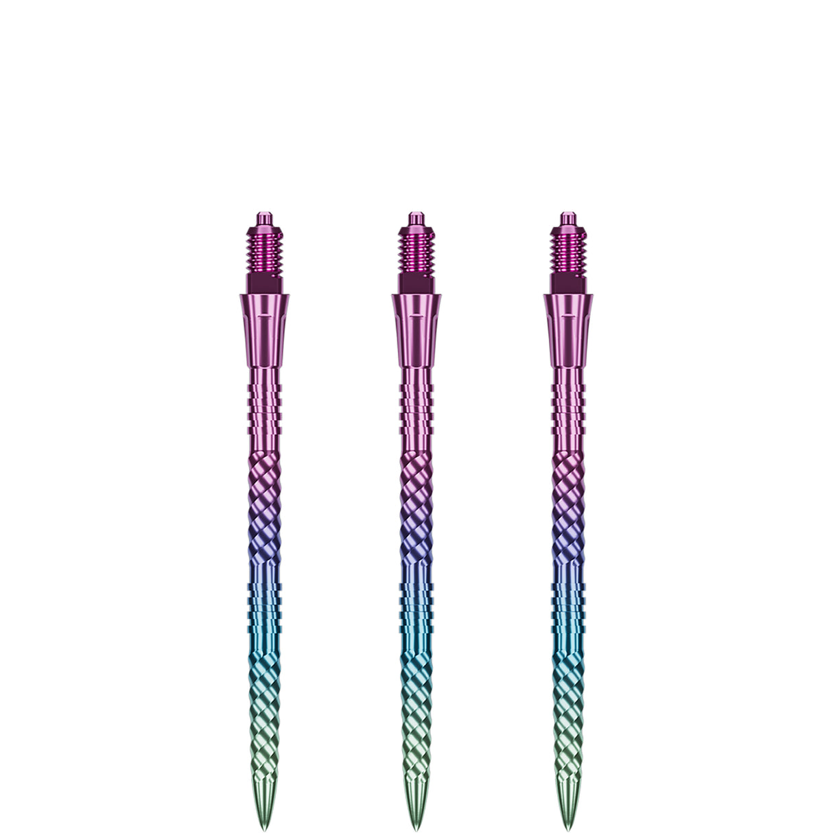 Caliburn EZ-EVO Dartspitzen - Helix Groove - Rainbow