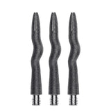 Caliburn Aluminium Curly Shafts Sandgestrahlt