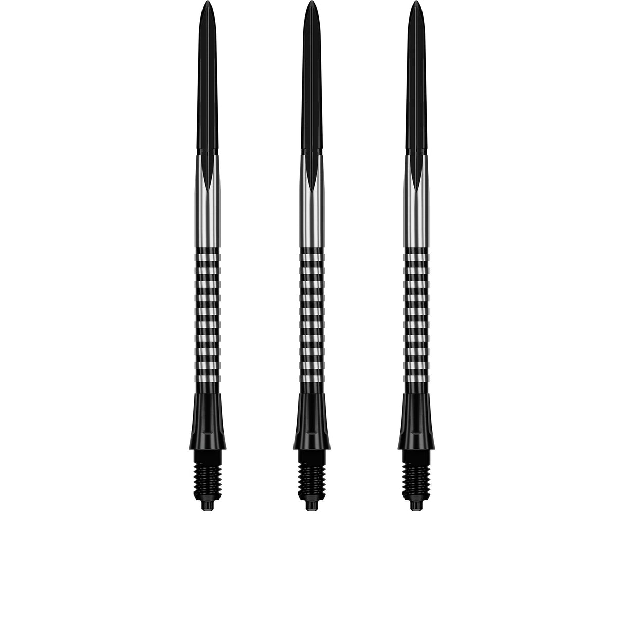 Caliburn EZ-EVO Dartspitzen - Dual Quad Flute - Schwarz