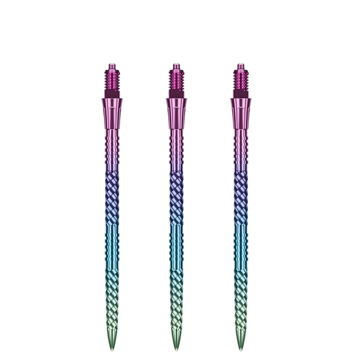 Caliburn EZ-EVO Dartspitzen - Helix Groove - Rainbow