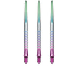 Caliburn EZ-EVO Dartspitzen - Dual Quad Flute - Rainbow