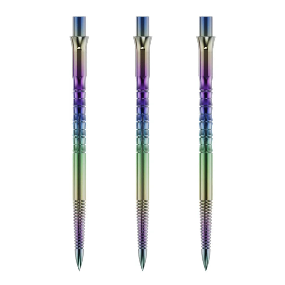 Caliburn Evo Dart Points - Bamboo - Rainbow