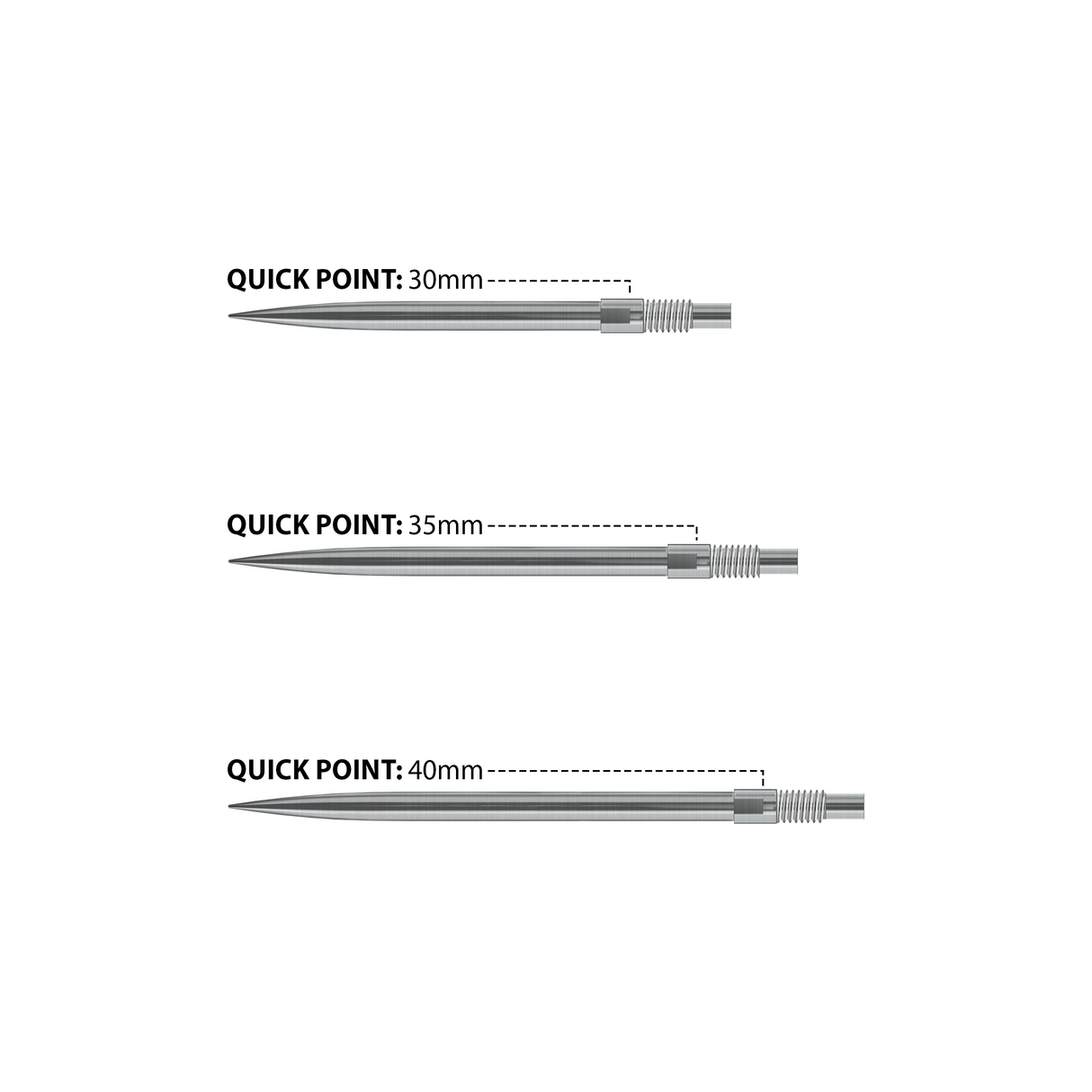 Harrows Quick Point - Silber
