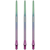 Caliburn EZ-EVO Dartspitzen - Dual Quad Flute - Rainbow