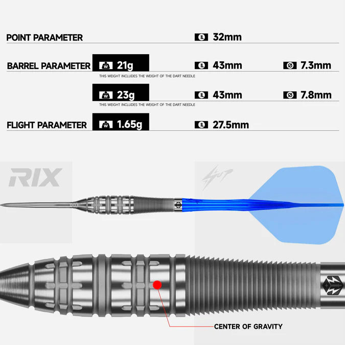 Caliburn RIX R5 EZ-EVO Steeldarts
