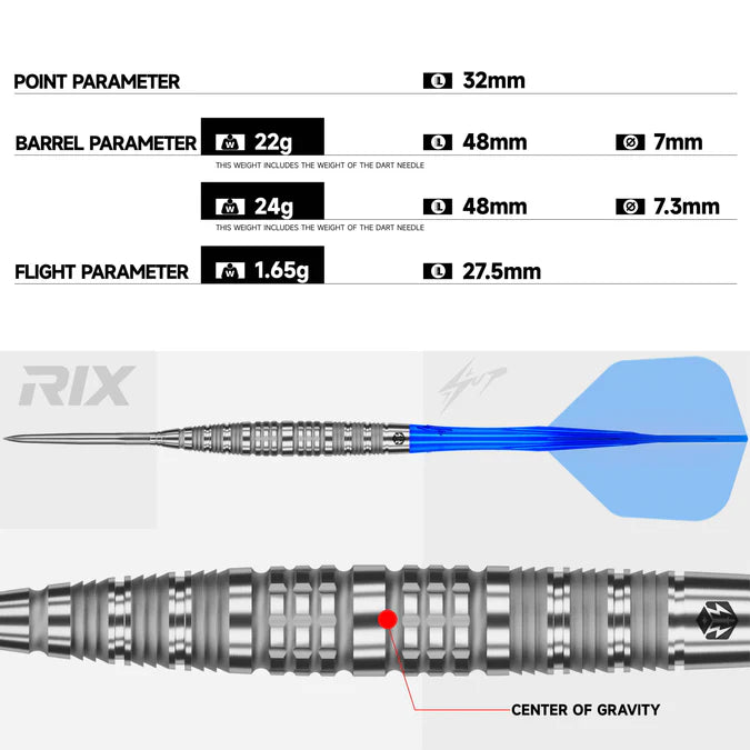 Caliburn RIX R6 EZ-EVO Steeldarts