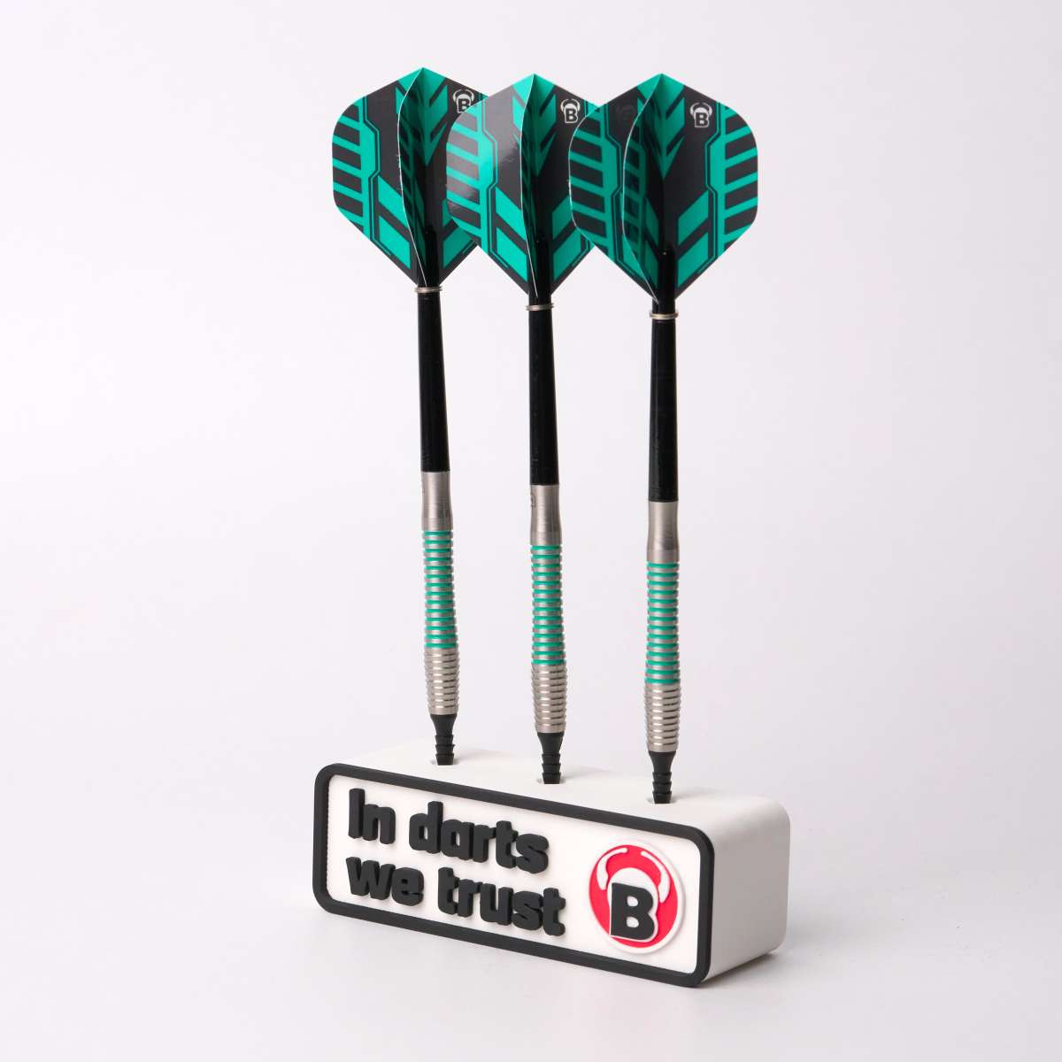 BULL´s Darts Darthalter Dartständer 1 Set Eckig Weiß