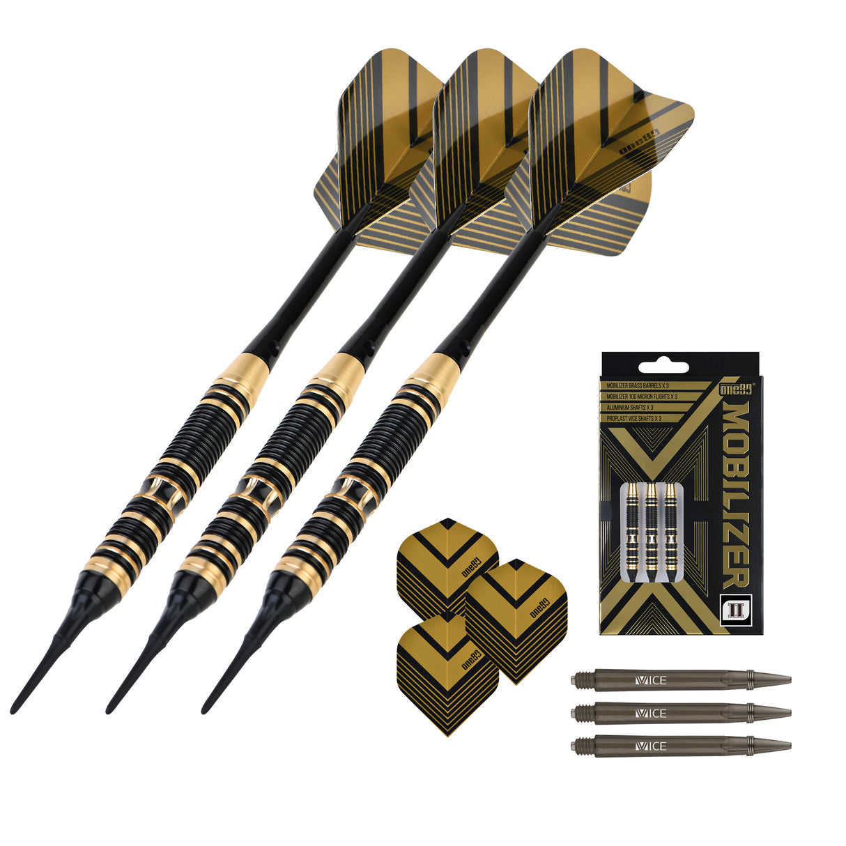 ONE80 Mobilizer 02 Brass Soft Tip 18g