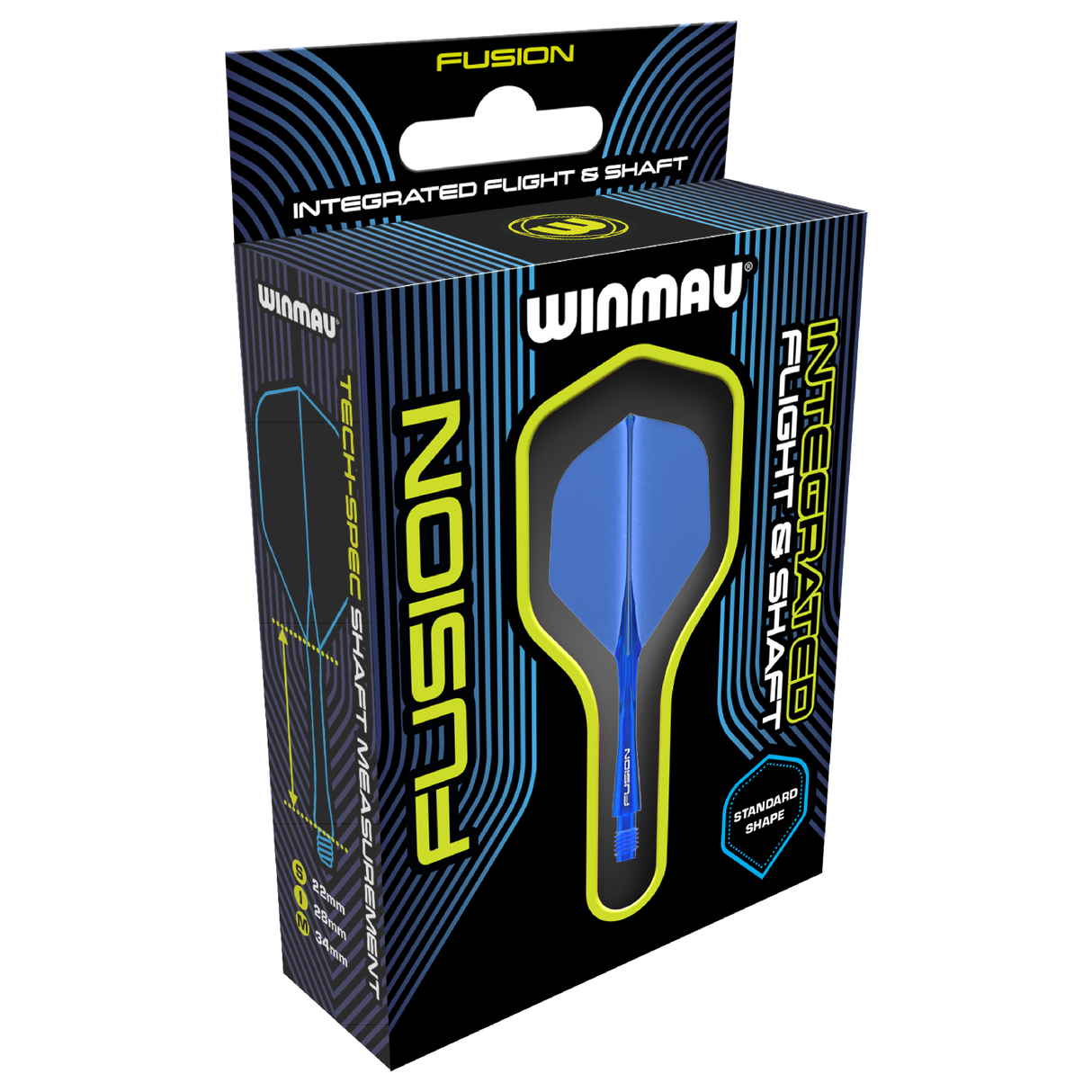 WINMAU FUSION FLIGHT & SHAFT AZURE BLUE