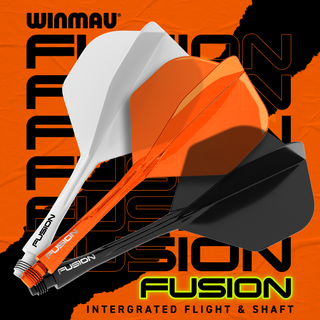 WINMAU FUSION FLIGHT & SHAFT ORANGE