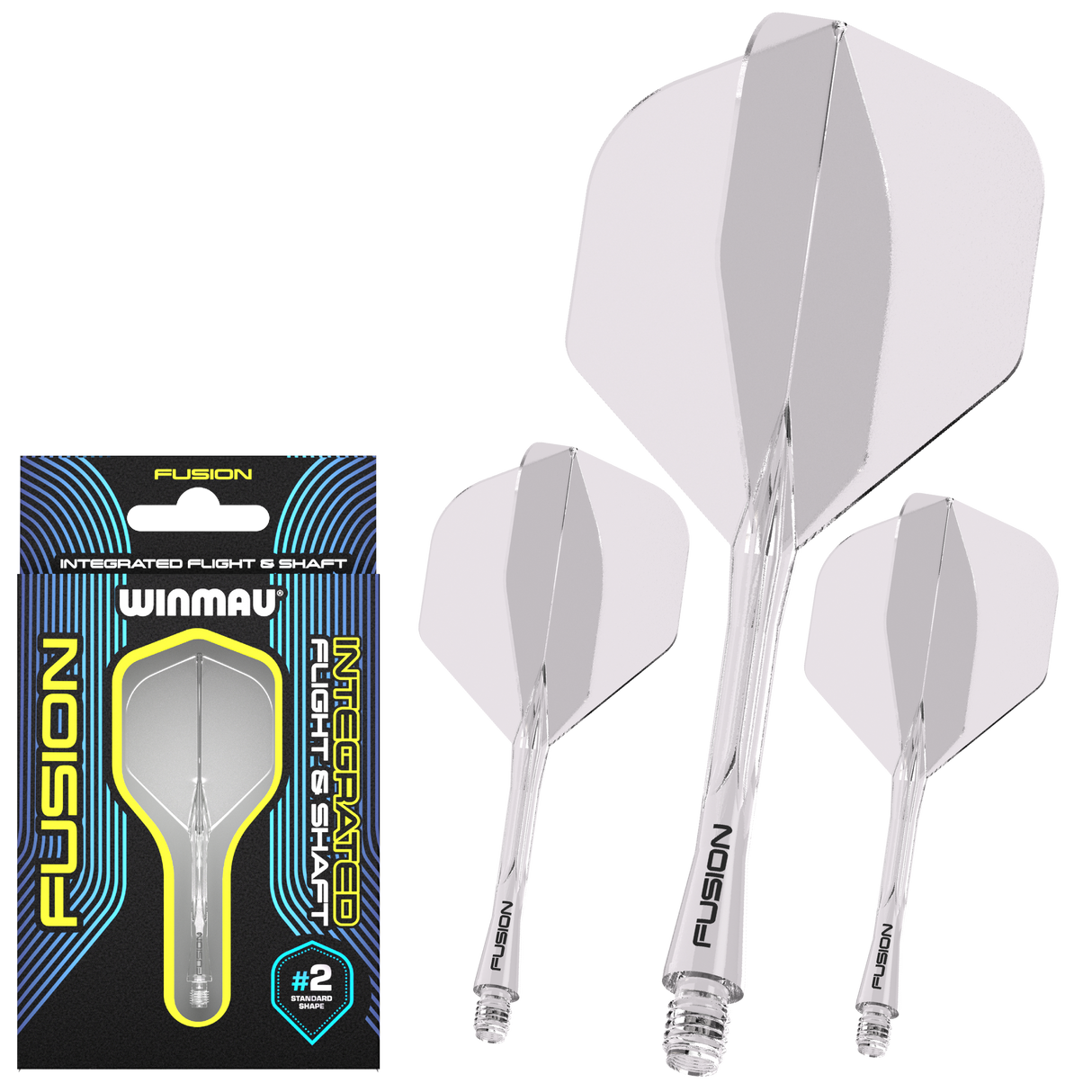 Winmau Fusion Clear No2 Flights