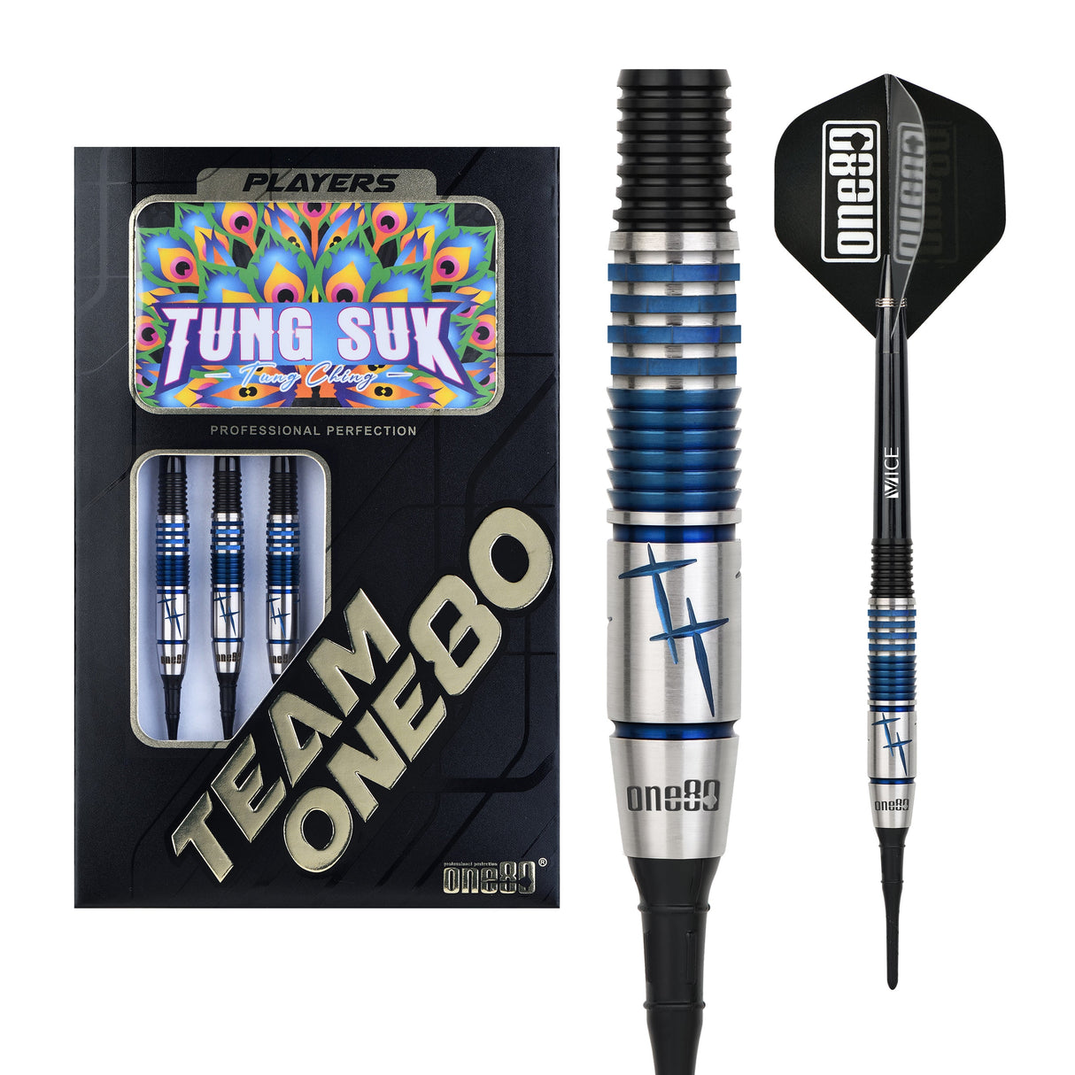 ONE80Tung Suk Softip 19g (Black/Blue)