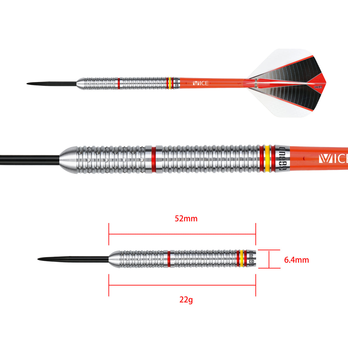 ONE80 Jacinto II Steeltip 22g