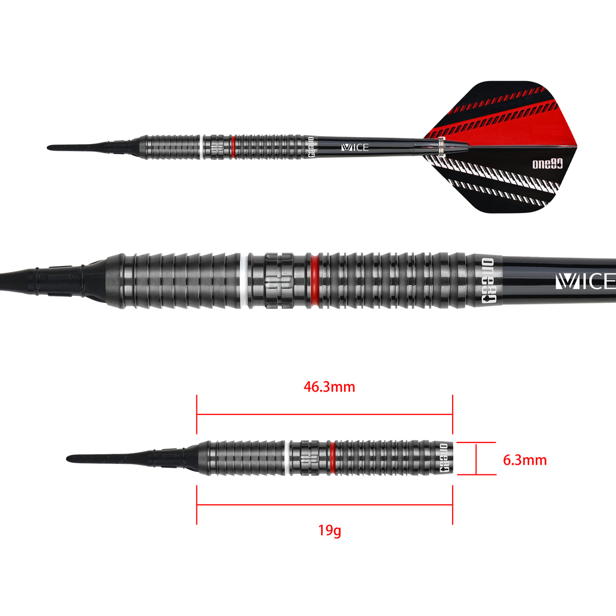 ONE80 Danny Van Trijp Softtip 19g