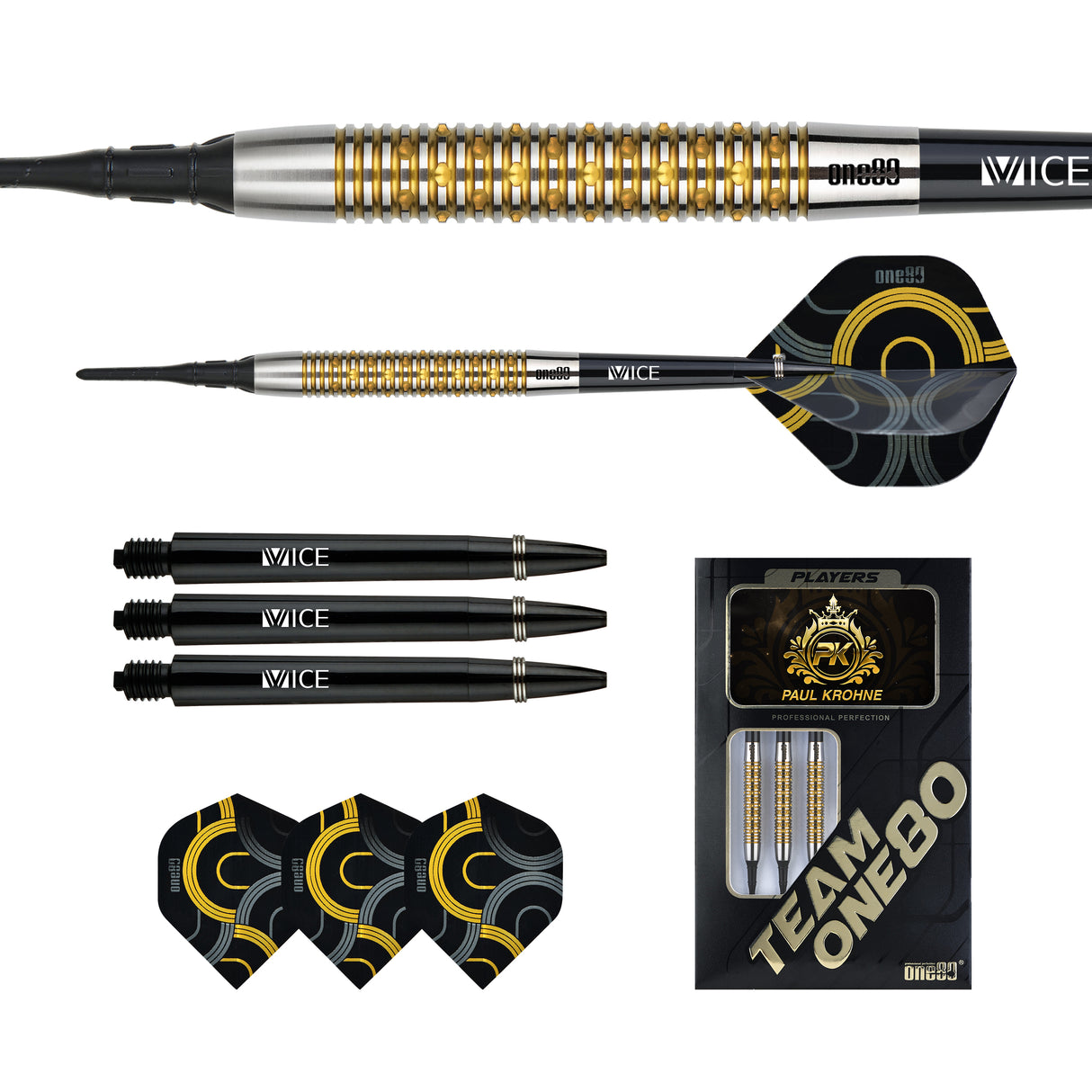 ONE80 Paul Krohne Signature Dart Softtip 18g