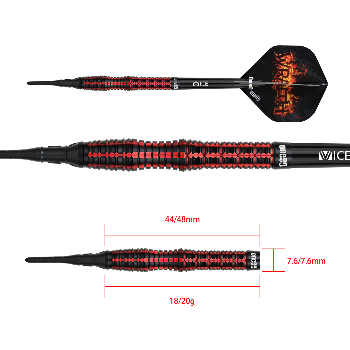 ONE80 Wraith W2 Soft Tip