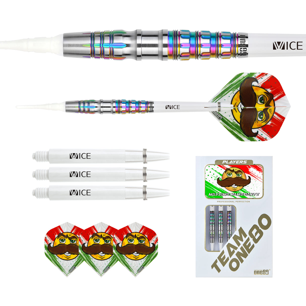 ONE80 Mamo Massimo Signature Dart Softtip 19g