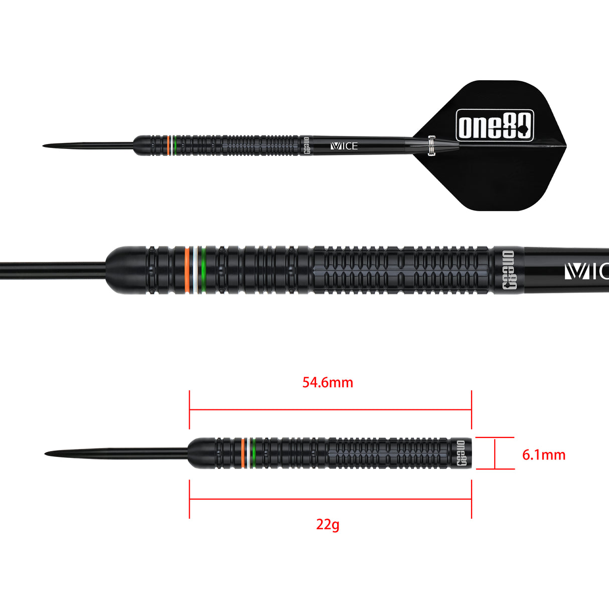 One80 Mahi Bosmia Dart Signature Dart Steeltip 22g