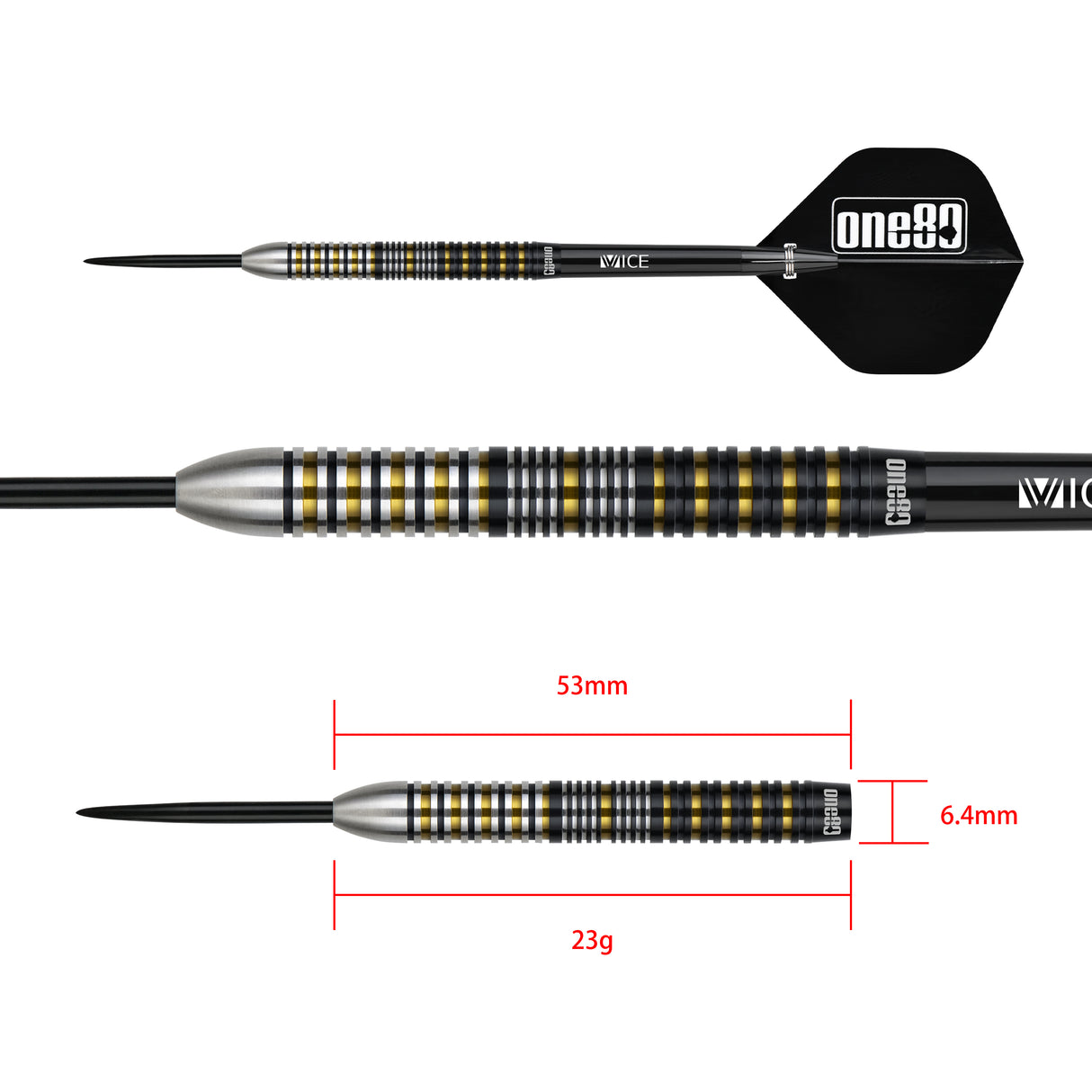 One80 Tengku Shah Dart Steeltip 23g