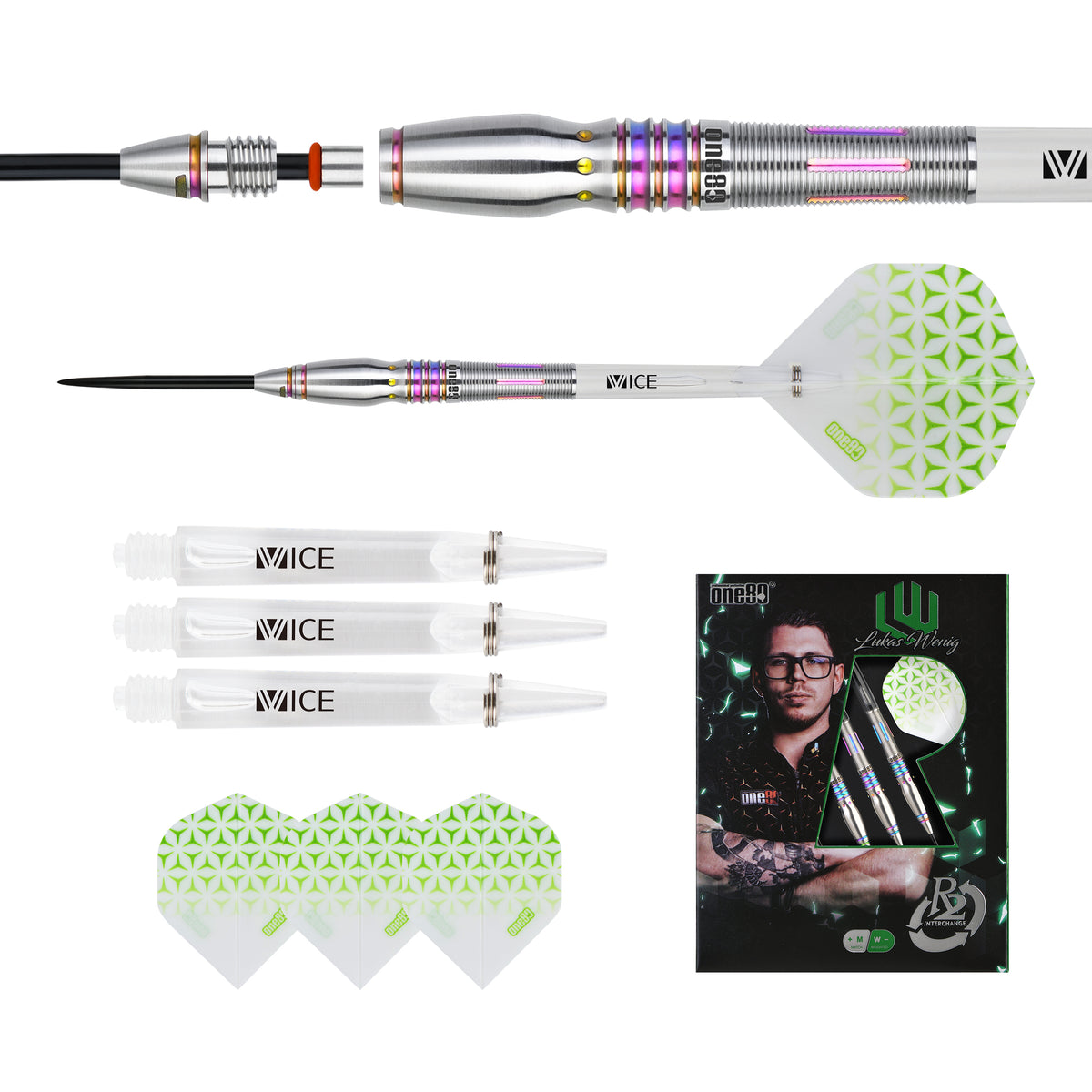 One80 Steel Darts R2 Revolution R2 Interchange Re-s Produktbild
