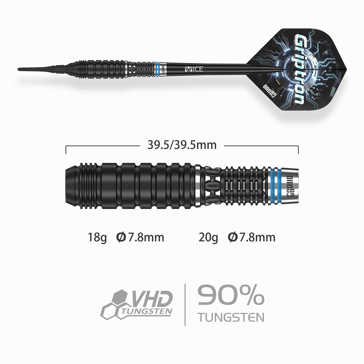One80 Griptron GT3 Softtip