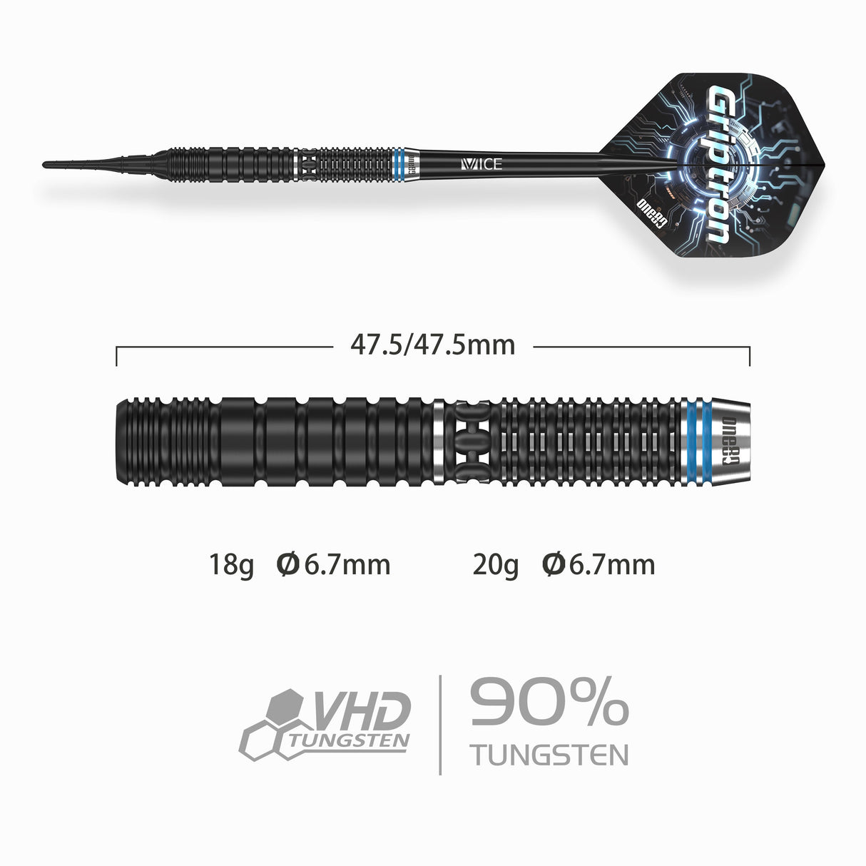 One80 Griptron GT4 Softtip