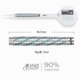 One80 Akari Tanahara Signature Dart Emerald V2 Softtip 18g