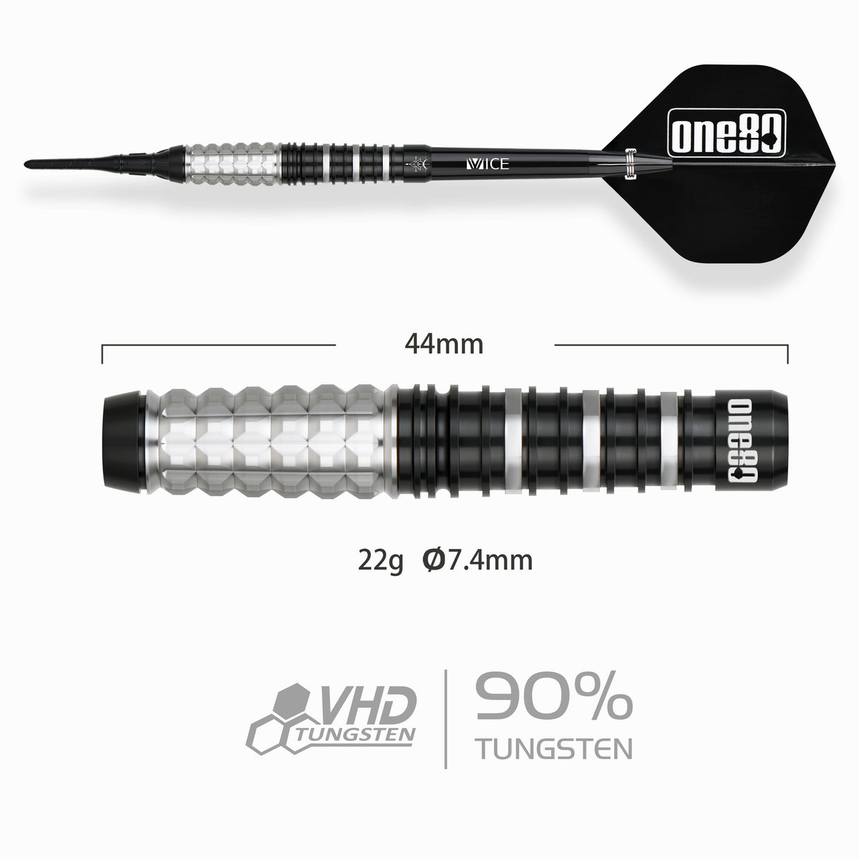 One80 Terry Tan Signature Dart Softtip 22g