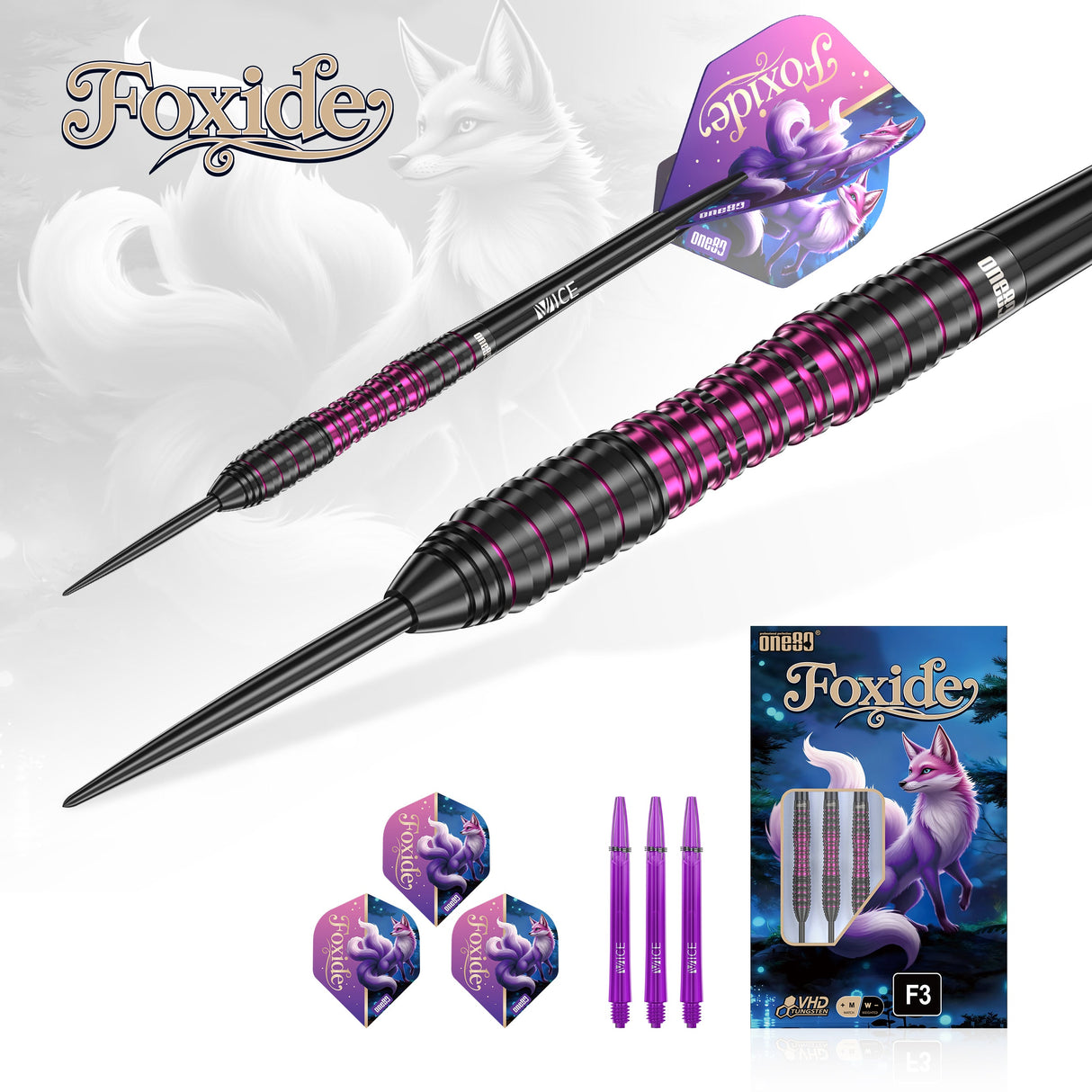 One80 Foxide F3 Steeltip
