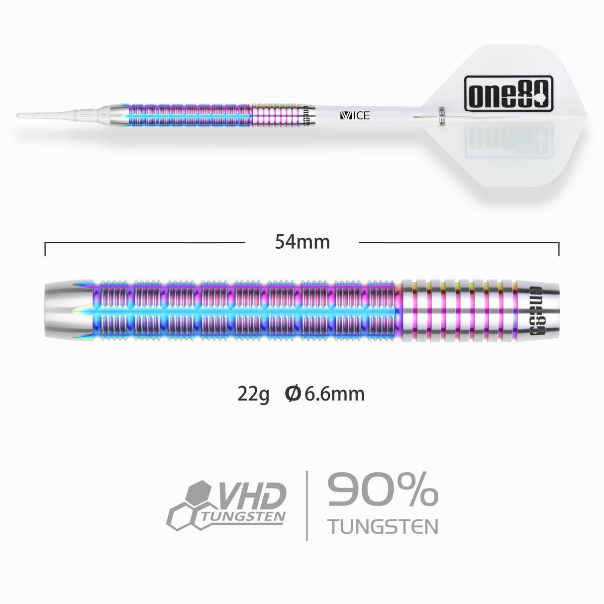One80 Alexis Toylo Coolcat II Softip 22g