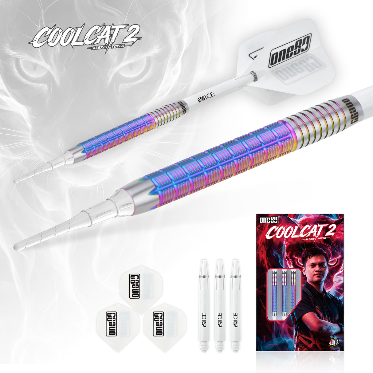 One80 Alexis Toylo Coolcat II Softip 22g
