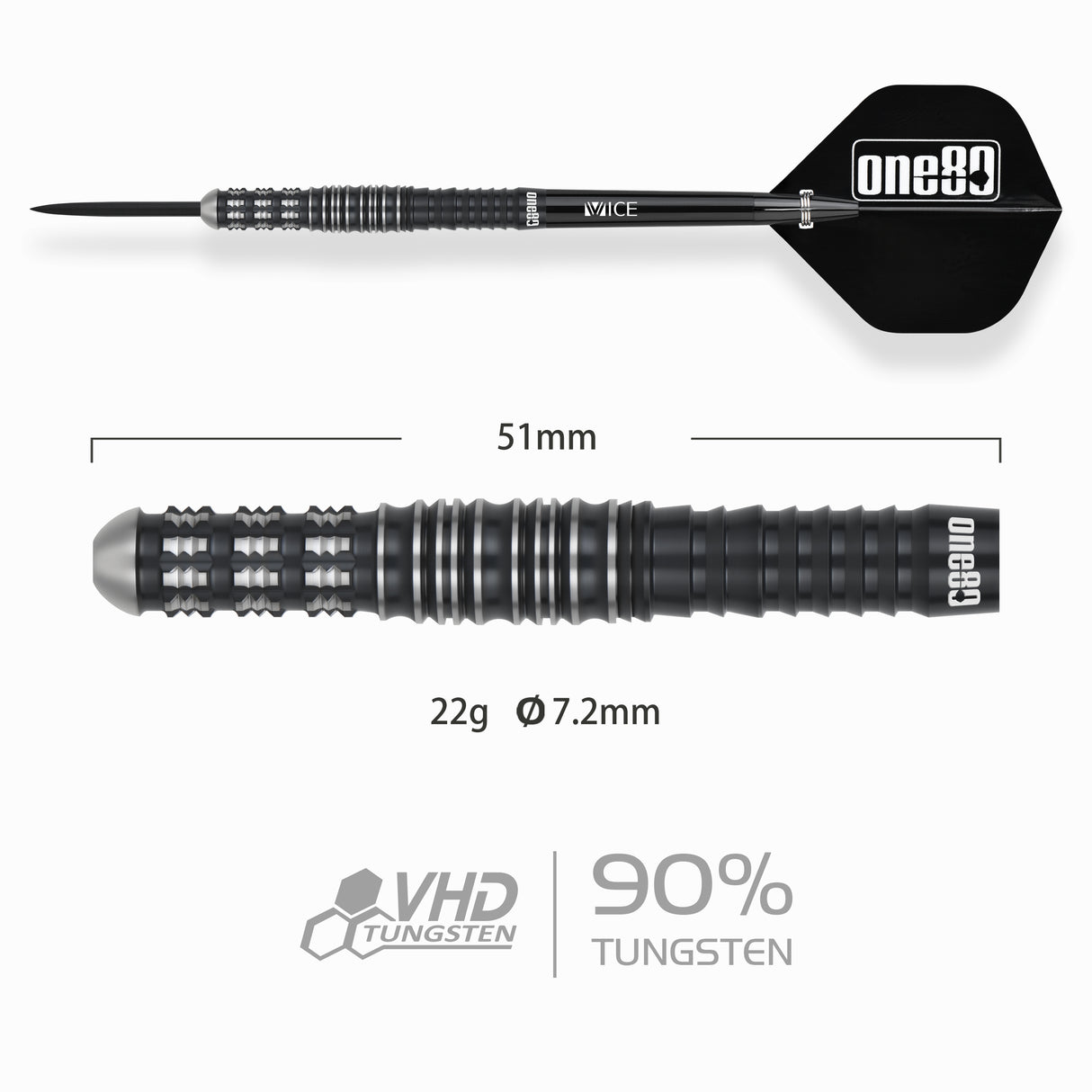 One80 Luo Zhuolun Sniper Steeltip 22g