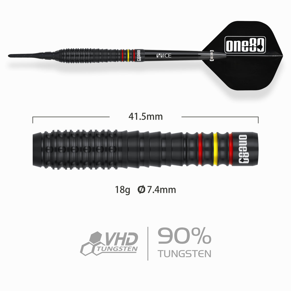 One80 Ricardo Perez V2 Softtip 18g