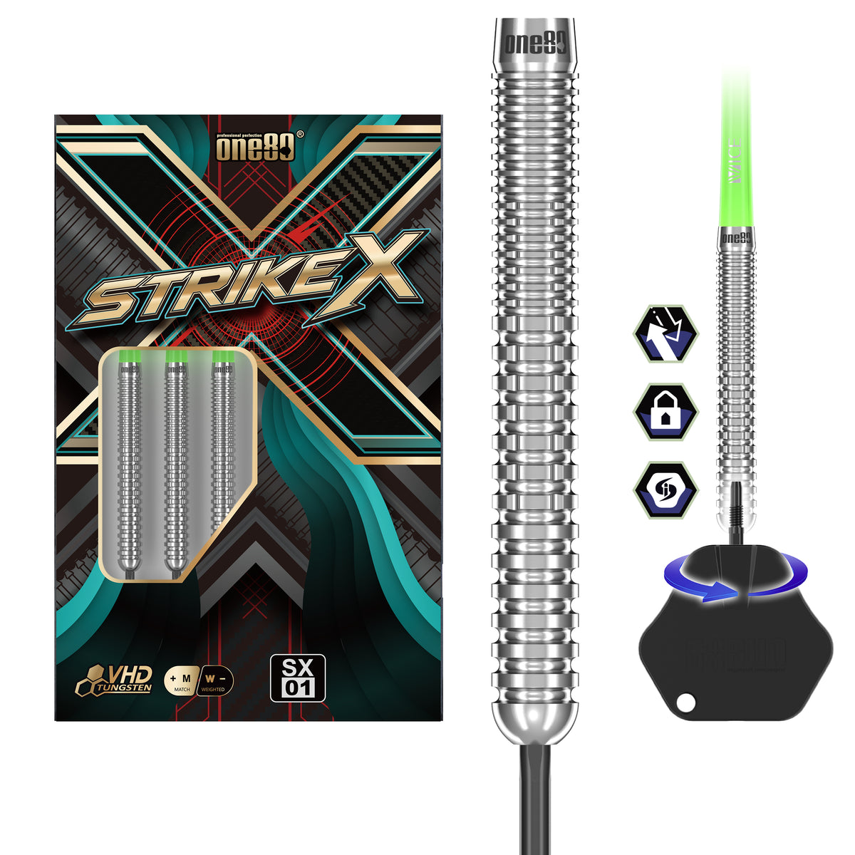 One80 Strike X SX01 Steeltip