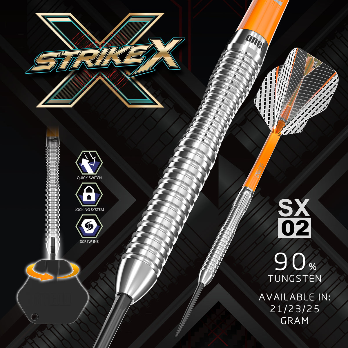 One80 Strike X SX01 Steeltip
