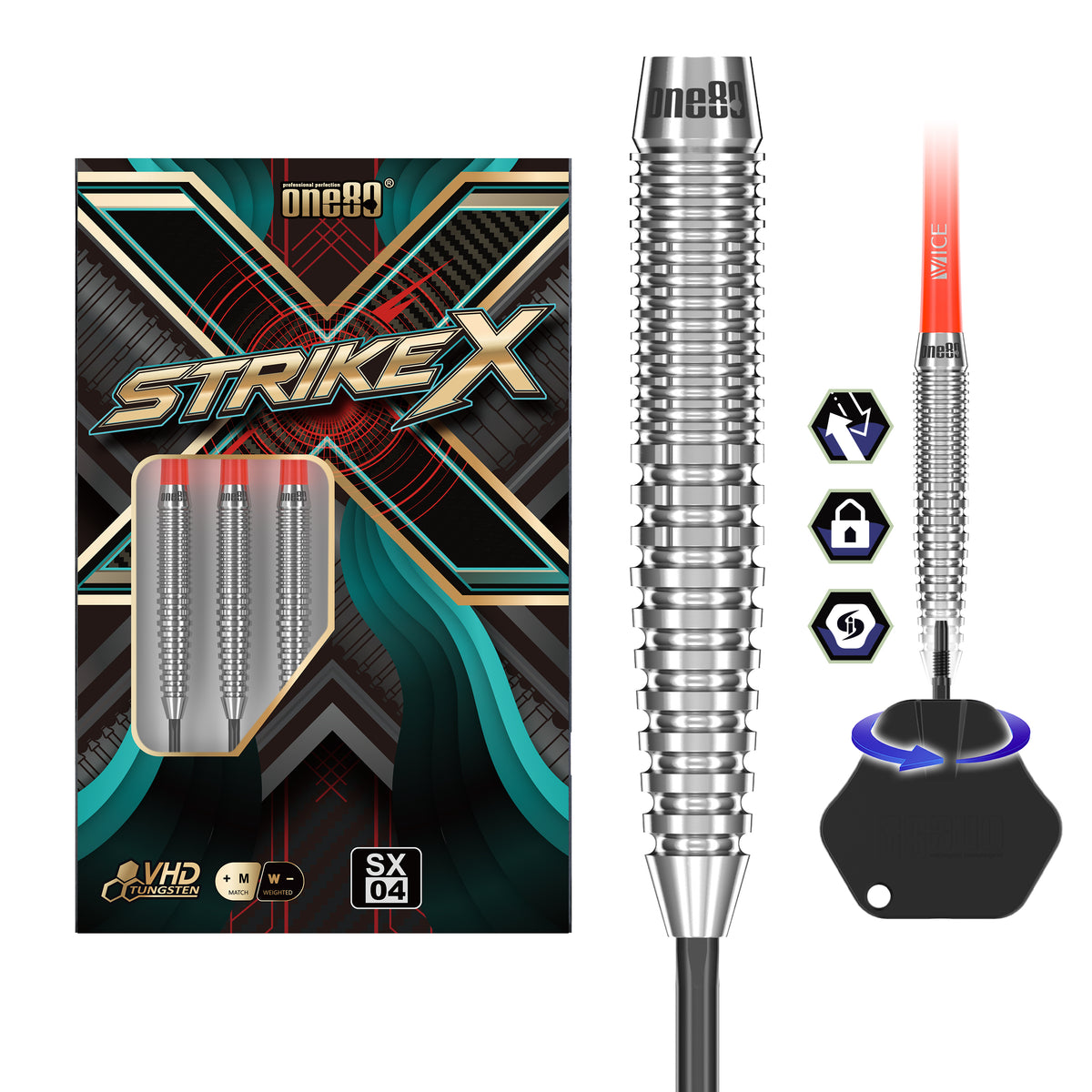 One80 Strike X SX04 Steeltip