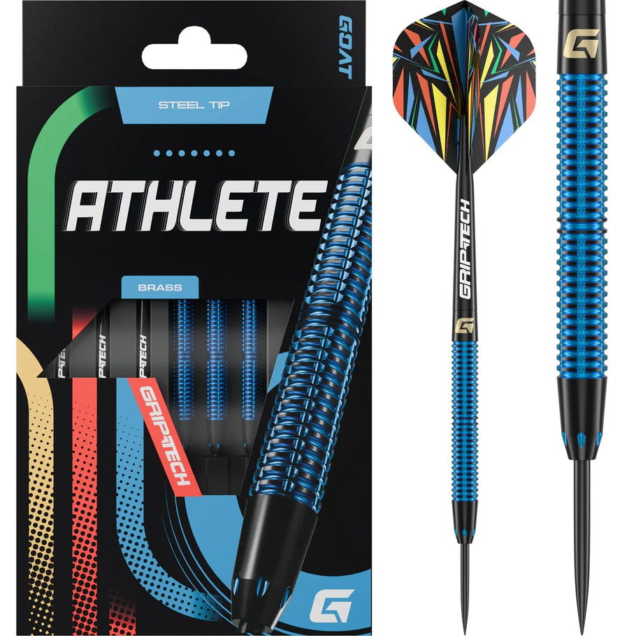 Goat Athlete  Brass Steel Tip Blau 12g